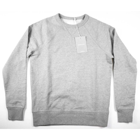 Everlane Womens Gray Crew Neck Sweatshirt Size XXS Pullover Athletic Active - Picture 4 of 10
